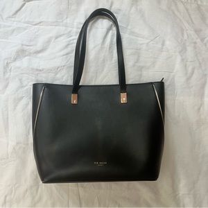 Ted Baker London Black and Rose Gold Tote